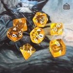 Dés de jeu de rôle transparents pour une expérience immersive