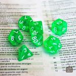 Dés de JDR clairs, idéal pour le gaming en groupe