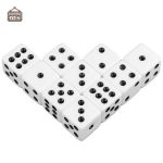 Dés blancs pour des moments de jeu inoubliables