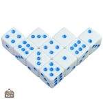 Dés blancs, idéaux pour les jeux de rôle