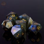 Dés en Labradorite, artefacts en pierre pour collectionneurs