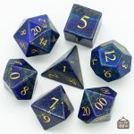 Dés en Lazulite, élégants et uniques pour collection