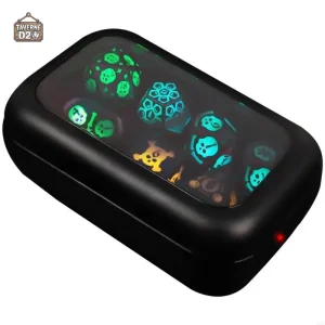 Set de dés LED lumineux pour jeux de société