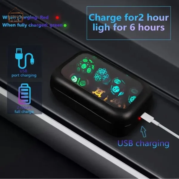 Dés LED brillants, parfaits pour soirées ludiques