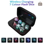 Set de dés avec éclairage LED pour joueurs passionnés