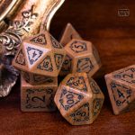 Dés en Marbre Brun, élégants et uniques pour vos jeux