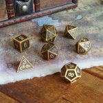 Dés en métal pour jeux de société