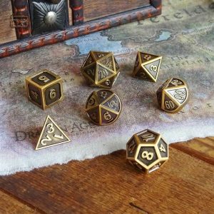 Dés en métal pour jeux de société