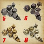 Dés en métal pour une expérience de jeu unique