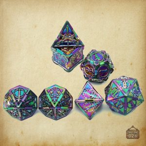 Set de dés en métal - L'âme du spadassin