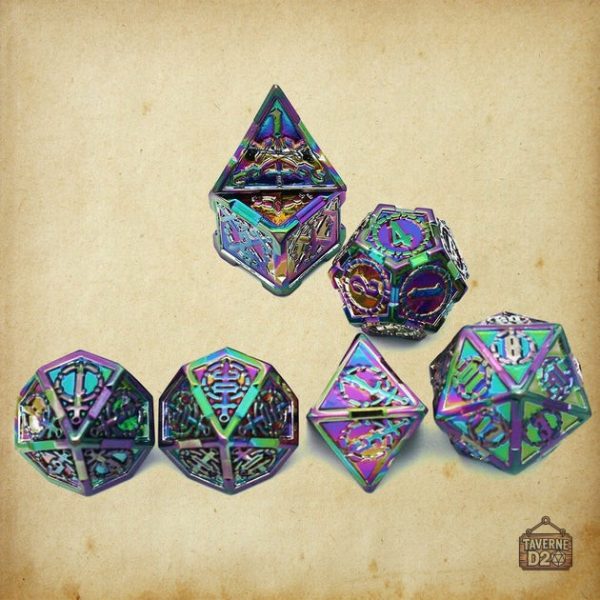 des-metal-ame-spadassin-1 Set de dés en métal - L'âme du spadassin