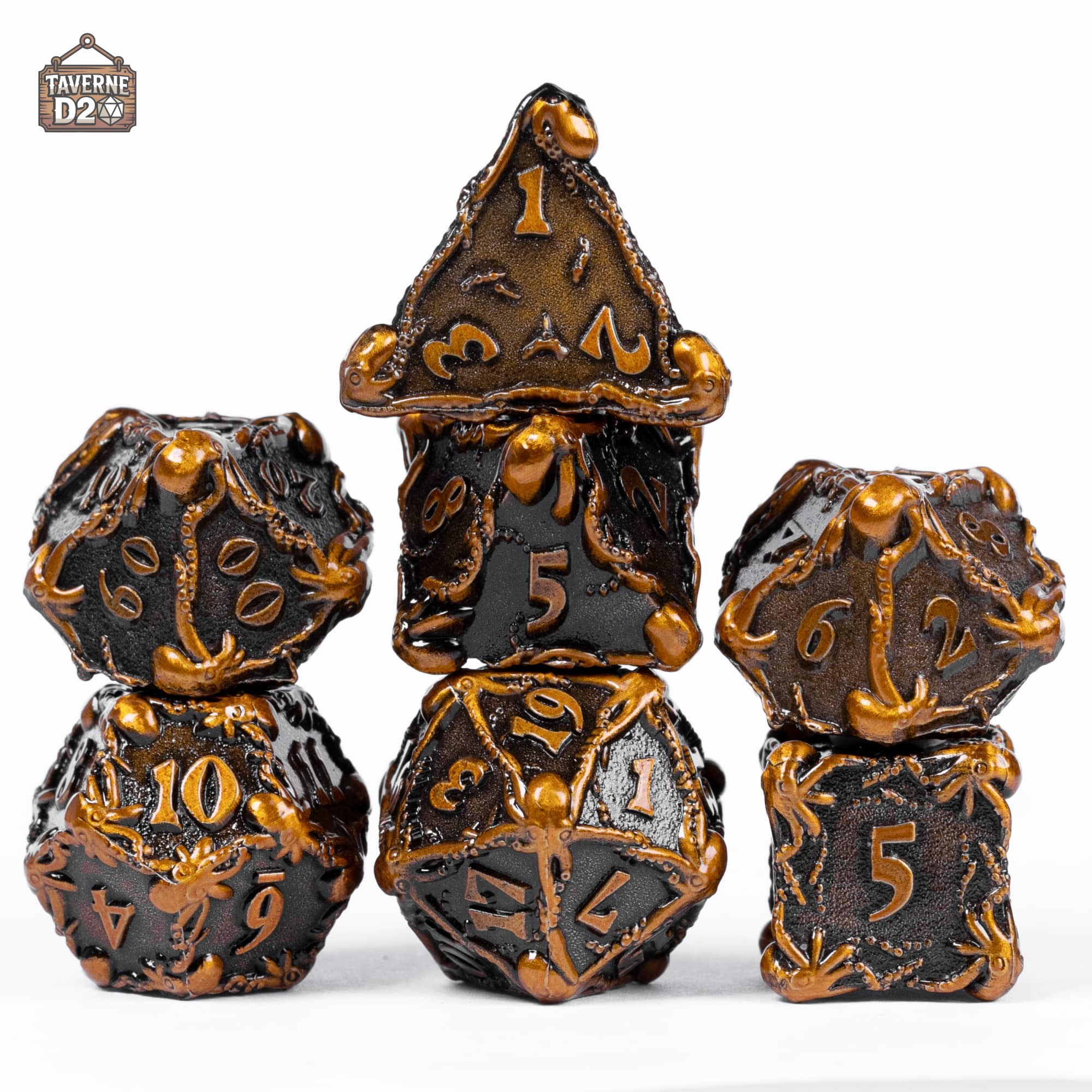 Set de dés en métal - L'appel de Cthulhu