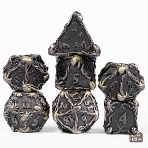 Dés de rôle en métal pour jeux de société