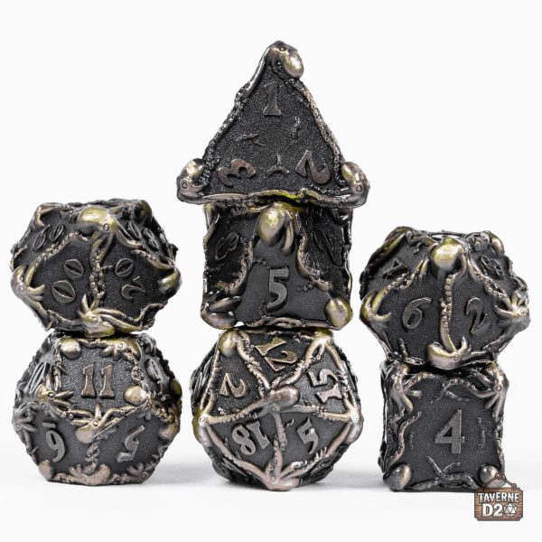 Dés de rôle en métal pour jeux de société