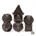 Dés de métal pour RPG L'appel de Cthulhu