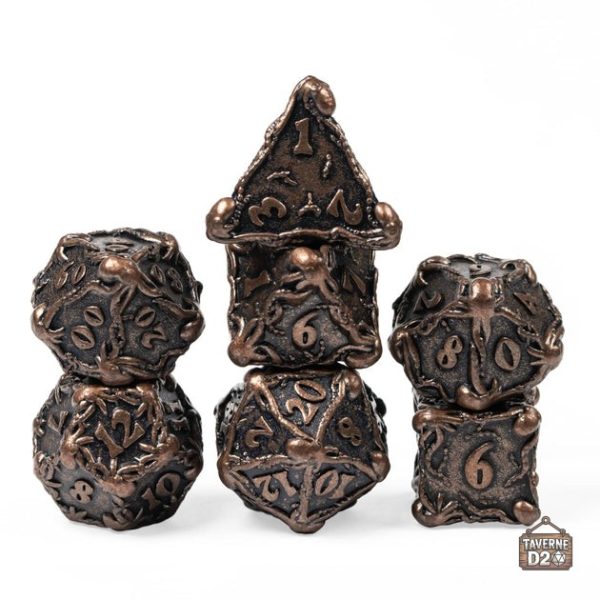 Dés de métal pour RPG L'appel de Cthulhu