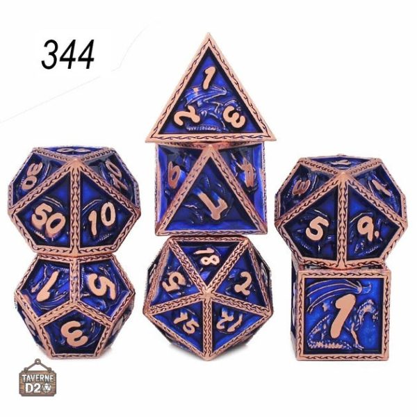 Dés en métal Dragon, parfait pour les jeux de rôle