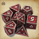 Dés en métal Dragon, accessoire ludique pour gamers