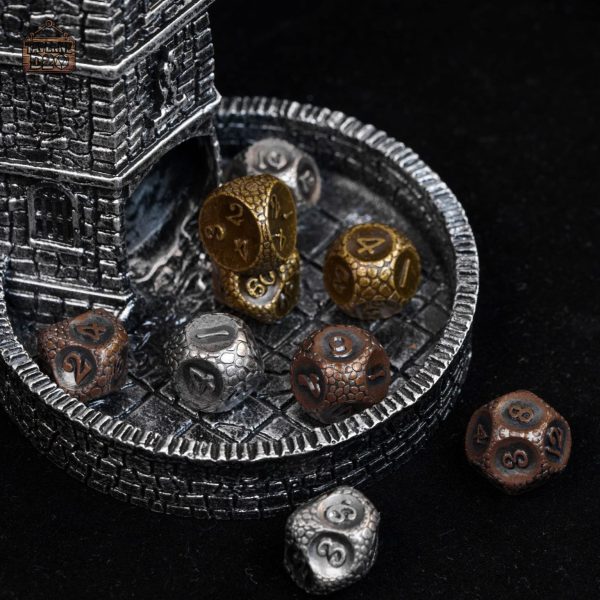 Dés écailles de serpents pour jeux de rôle