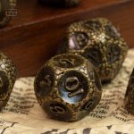 Dés en métal serpent pour collectionneurs