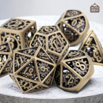 Dés en métal écrou pour jeux de société