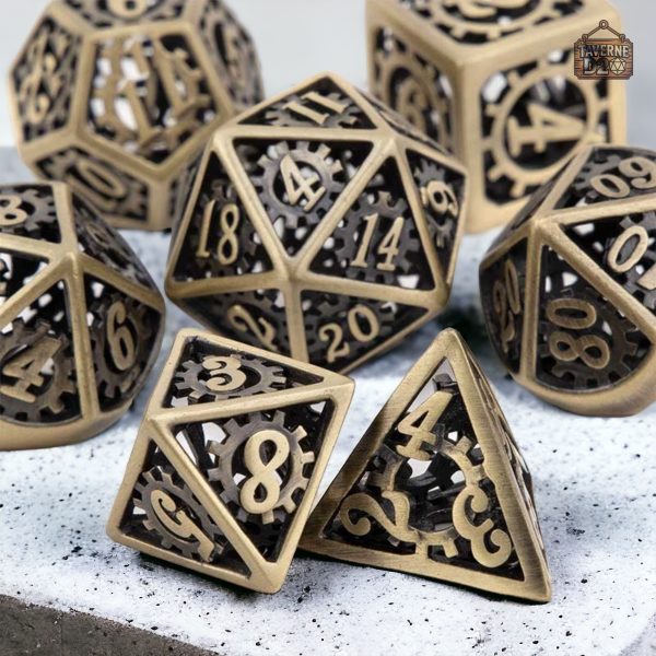Dés métalliques pour les amateurs de jeux