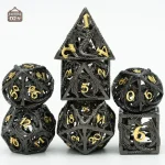 Set de dés en métal - La nuée des dragons