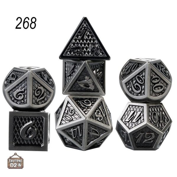 Dés en métal pour les passionnés de fantasy