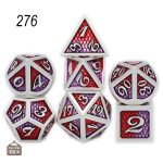 Dés en métal pour jeux de rôle et collection