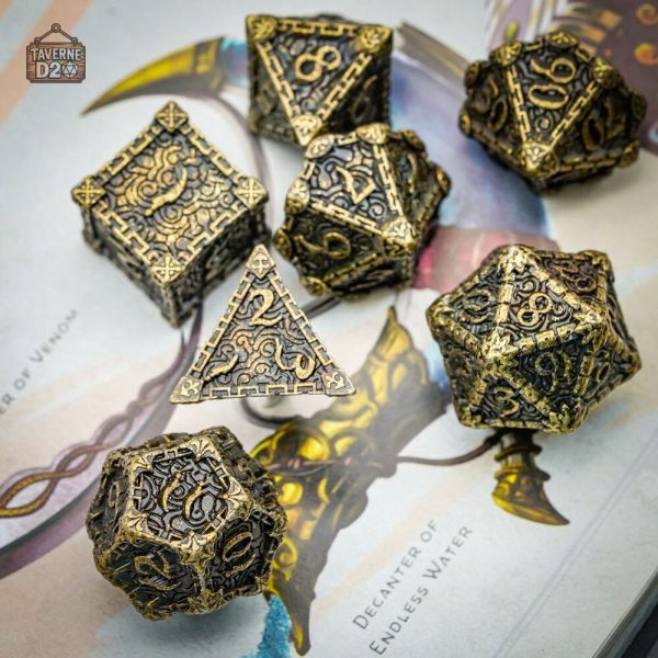 Dés en métal pour vos aventures ludiques