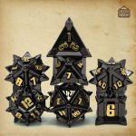 Dés en métal, essentiels pour les aventuriers