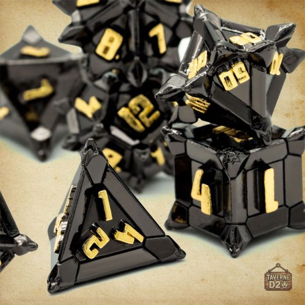Dés en métal, parfaits pour les fans de fantasy