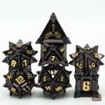Dés métalliques élégants pour joueurs
