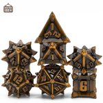 Set de dés en métal, parfait pour RPG