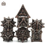Dés pointus en métal, idéal pour collection