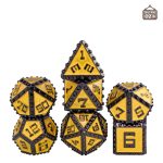 Set de dés en métal à rivets pour jeux de société - vue 3