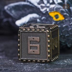 Dés en métal à rivets pour les amateurs de jeux de rôle