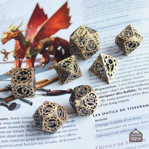 Accessoires ludiques en métal steampunk