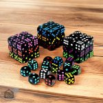 Dés noir pour ajouter du style à vos parties de jeux