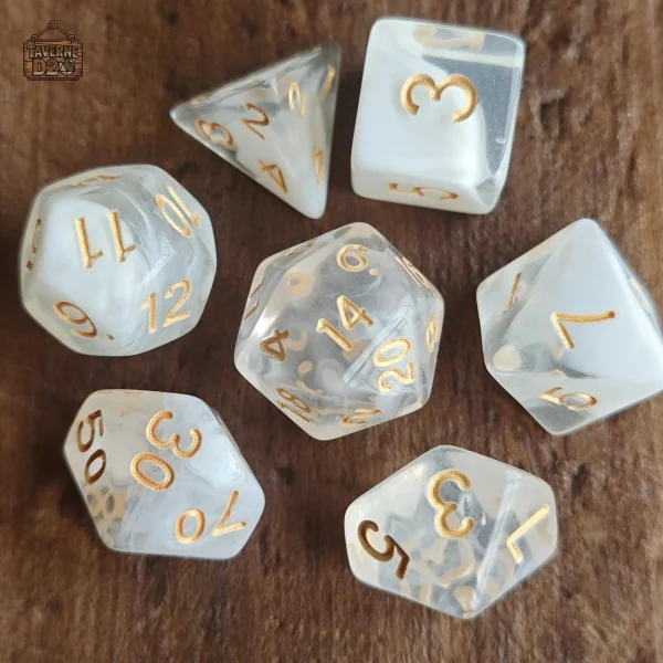 Jeu de dés nuageux, idéal pour les soirées ludiques