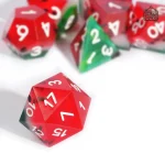 Dés à thème Pastèque, ajoutent une touche fruitée aux jeux