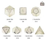 Set de dés phosphorescents pour jeux de stratégie