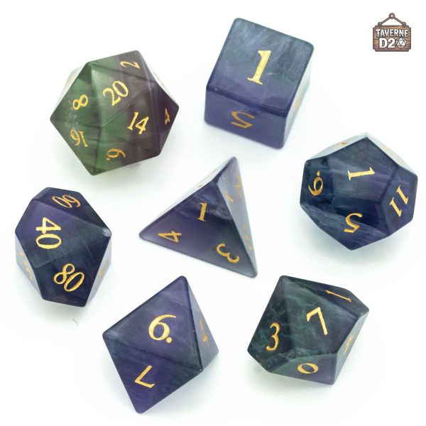 Jeux de dés en pierre uniques