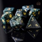 Dés d'Océan, accessoire de jeu en pierre naturelle