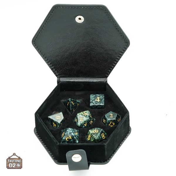 Dés en pierre d'Océan, parfaits pour les amateurs de jeux de société