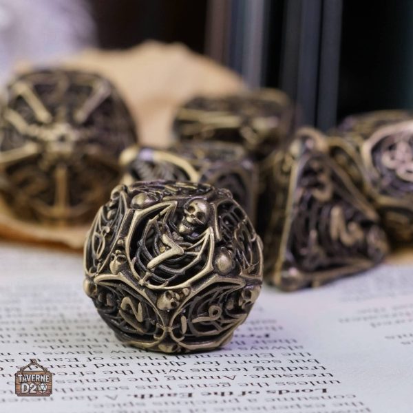 Dés Squelette, parfait pour les amateurs de jeux