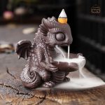 Encensoir Dragon en céramique, décoration intérieure élégante