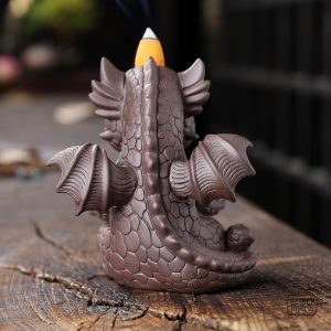 Encensoir céramique dragon, idéal pour l'ambiance zen