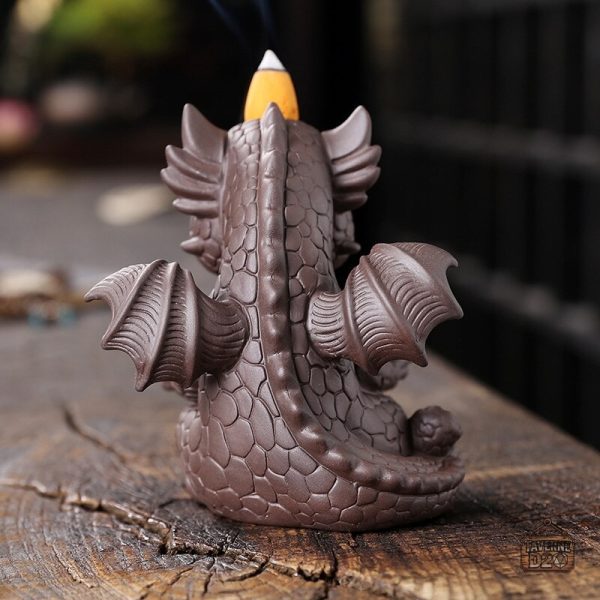 Encensoir céramique dragon, idéal pour l'ambiance zen