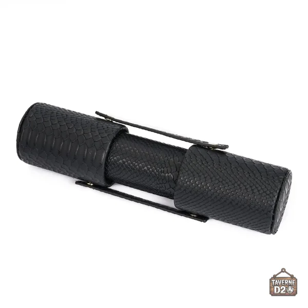 Rangement en cuir pour accessoires de JDR